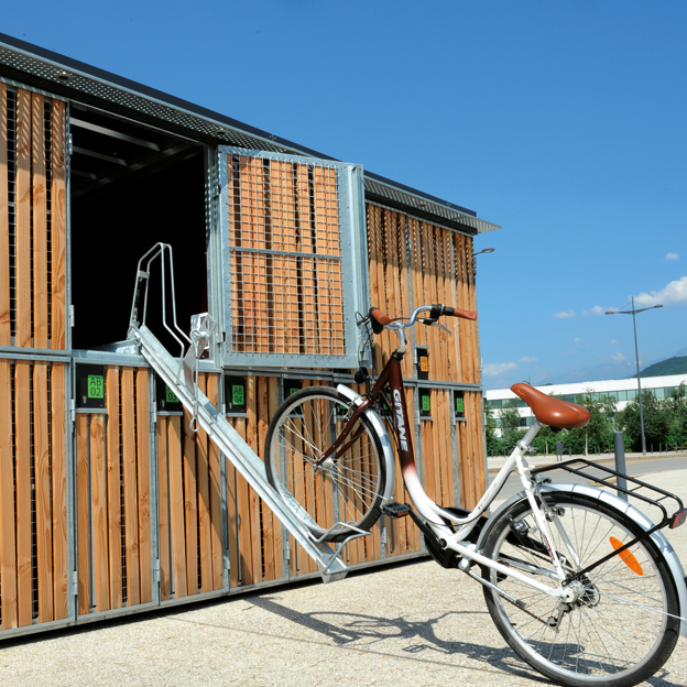 consigne vélos sécurisée ALTAO Duplex installé à Grenoble