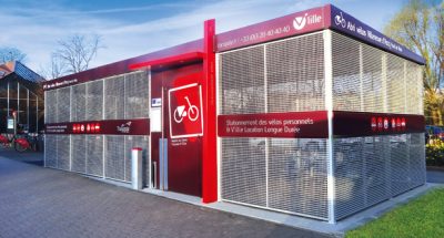 premier abri vélos sécurisé ALTAO Spacio Transpole à Lille-Haubourdin