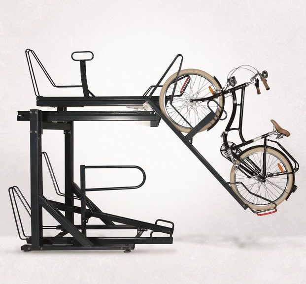 Racks de stationnement vélos double-étage Optima