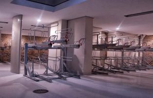 Racks vélos double niveau Optima de STRASBOURG