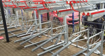 racks double étage Optima du parking vélos en GARE DE SELESTAT