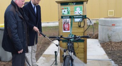 Station de lavage vélos ALTAO Modulo installé à SAINT OMER