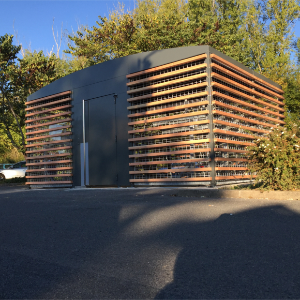 La gare d’Amboise se dote de 2 abris vélos sécurisés ALTAO Spacio