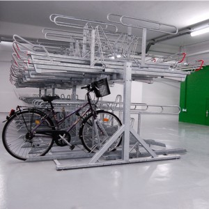 Stationnement vélos double niveaux OPTIMA