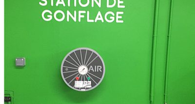 Station de gonflage vélos