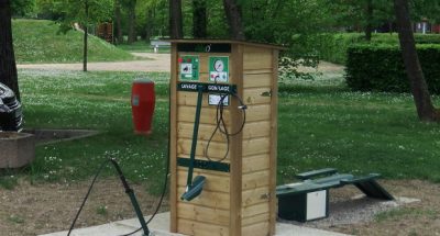 Station de lavage et gonflage vélos