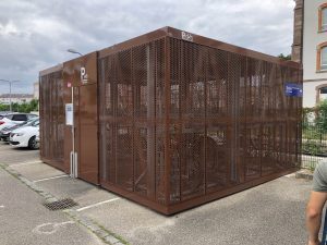 abri Cigogne en gare pour les vélos