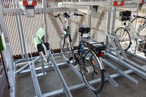 inauguration abri vélo Cigogne d'Obernai