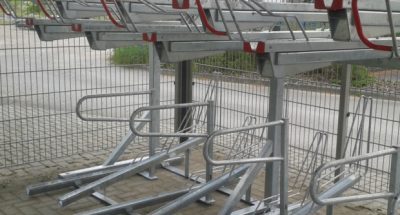 racks de stationnement vélos