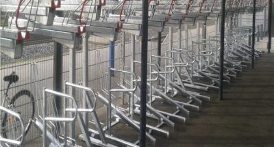 racks de stationnement vélos