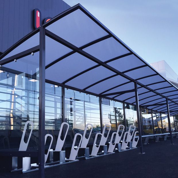 abri velo ouvert