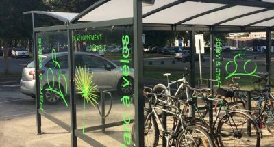 parking à vélos à l'université de poitiers