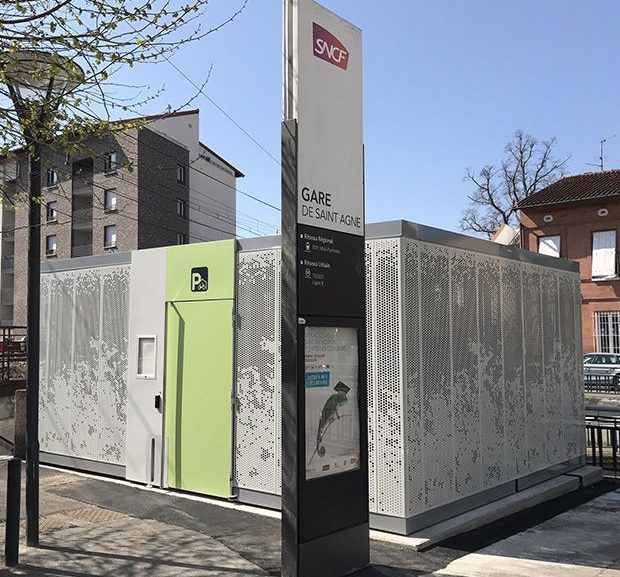 abri cigogne pour stationnement vélos