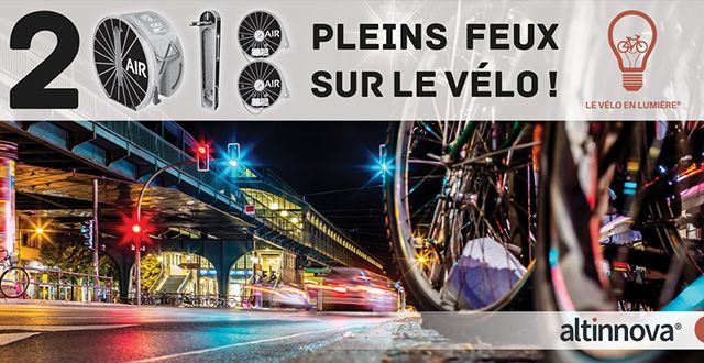 2018 Pleins feux sur le vélo avec Altinnova