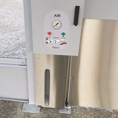 Poste de gonflage et réparation