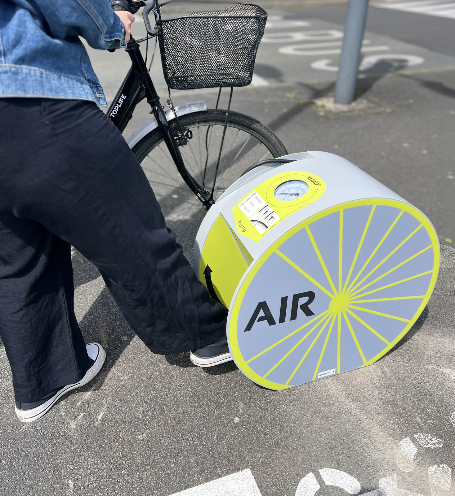 Utilisation de la station de gonflage vélo ALTAO® Pump
