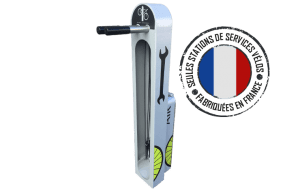 borne de réparation et gonflage vélos ALTAO® Fix'Air