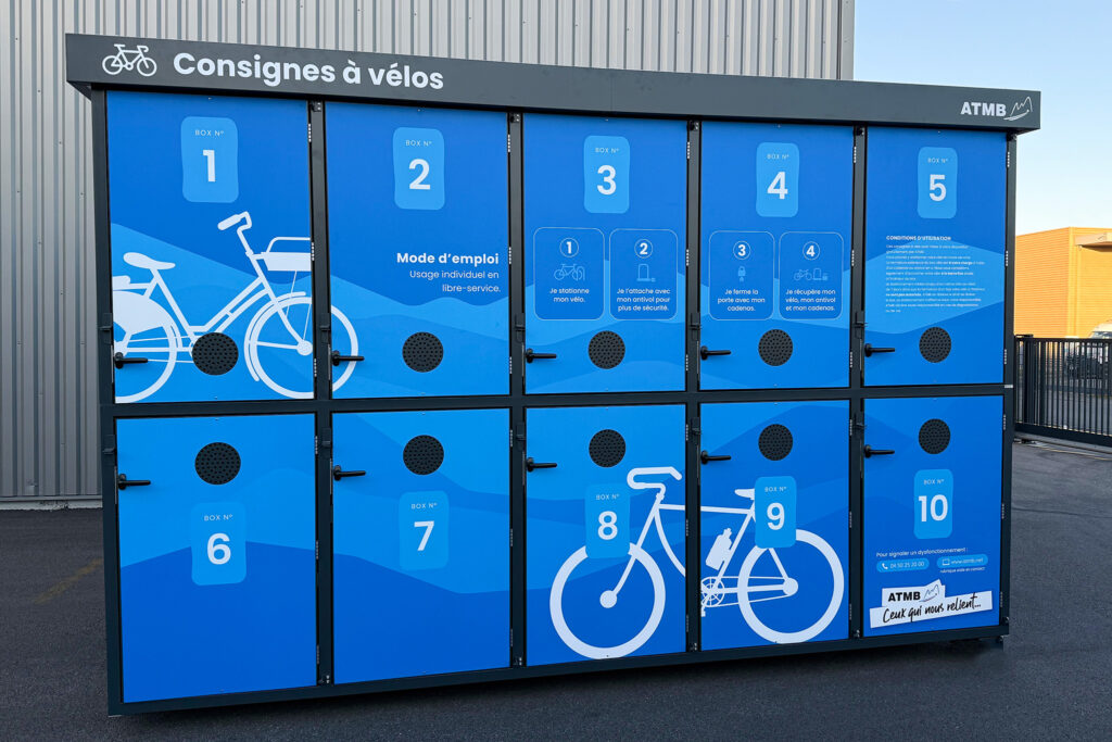 Consigne vélos sécurisée individuelle 