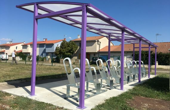 parking à vélos de Bonson