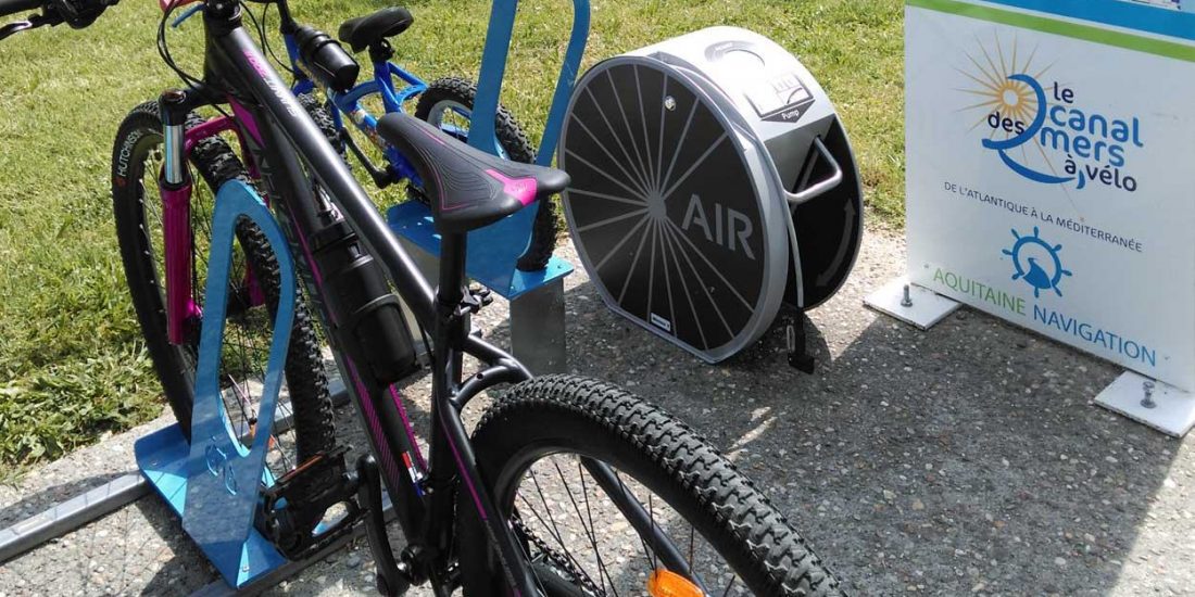 Aire cycliste du Port de Buzet