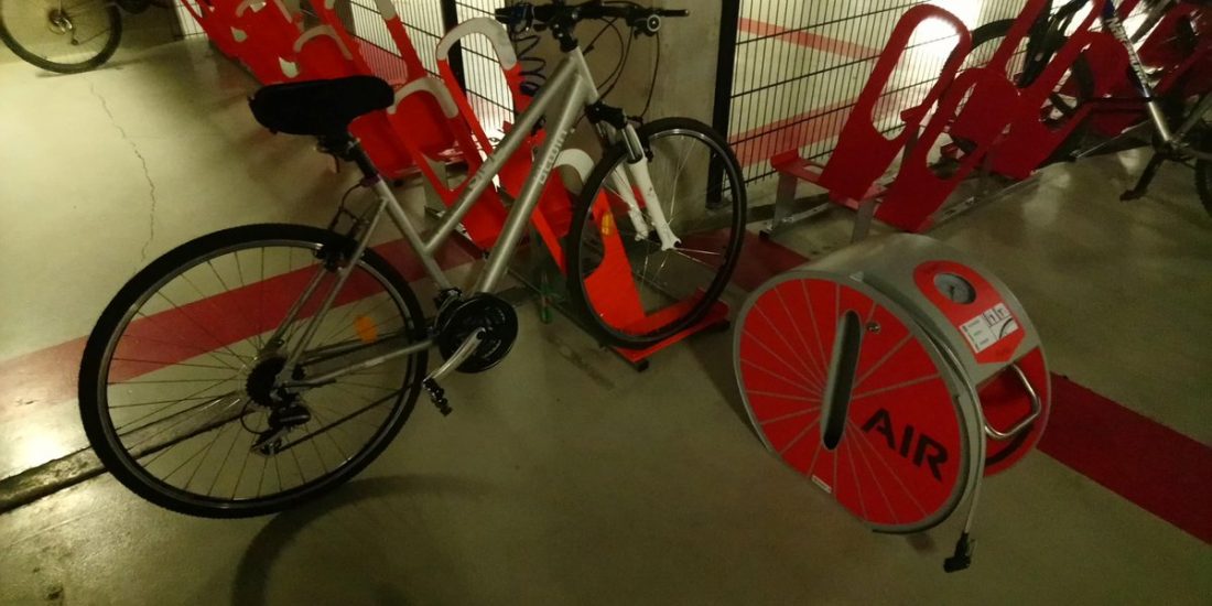 équipement de parking à vélos en entreprise