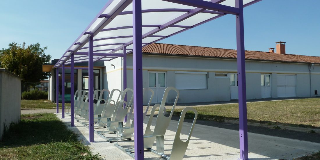 parking à vélos de Bonson