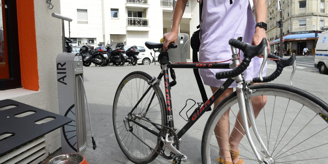 gonfleur vélo en libre-service ALTAO T'Pump