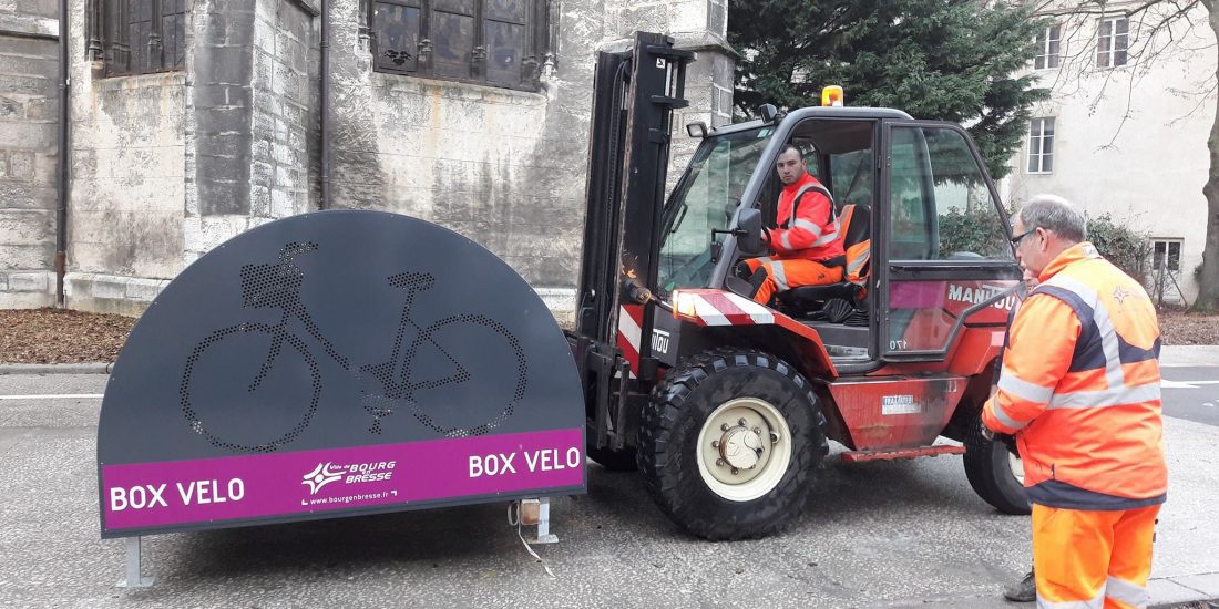 Nouveaux box vélo sécurisés installés