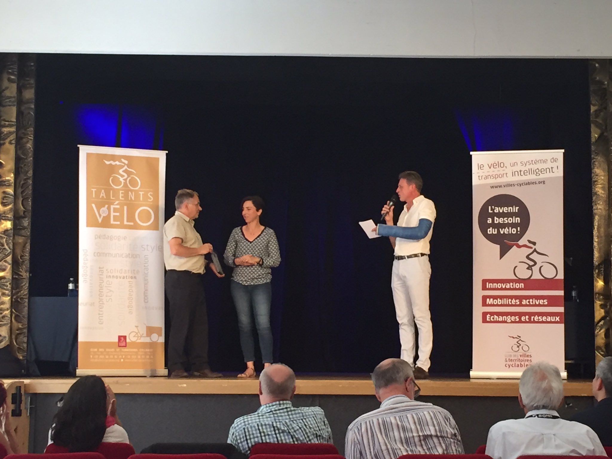 photo remise des Talents du Vélo 2019