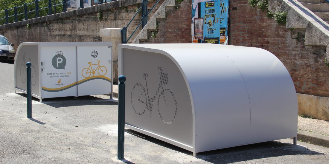 2 box à vélos pour cyclotouristes de Moissac