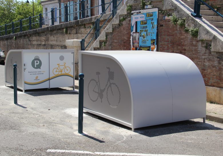 2 box à vélos pour cyclotouristes de Moissac