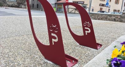 Nouveaux arceaux vélos à Saint Marcellin en Forez