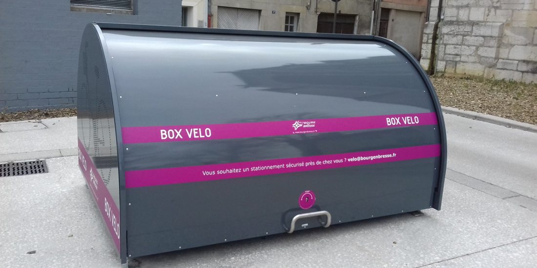 box vélo sécurisés installé à Bourg en Bresse