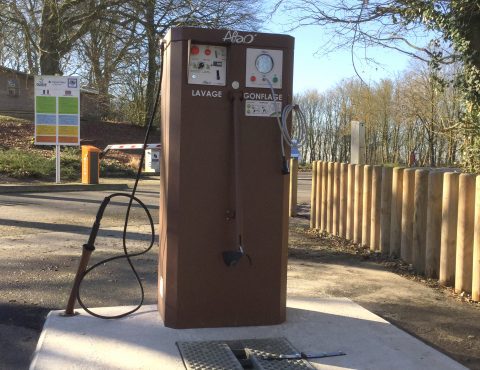 station de services pour vélos du Parc D'Olhain