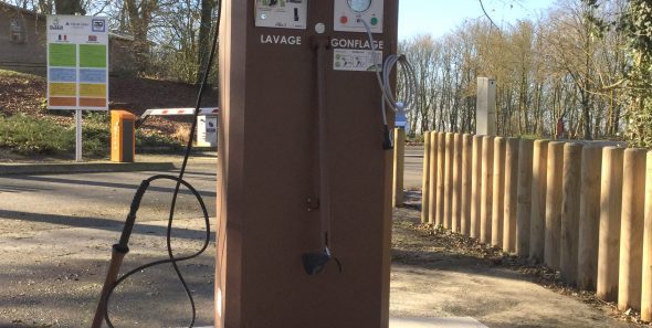 station de services pour vélos du Parc D'Olhain