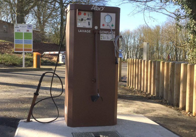 station de services pour vélos du Parc D'Olhain