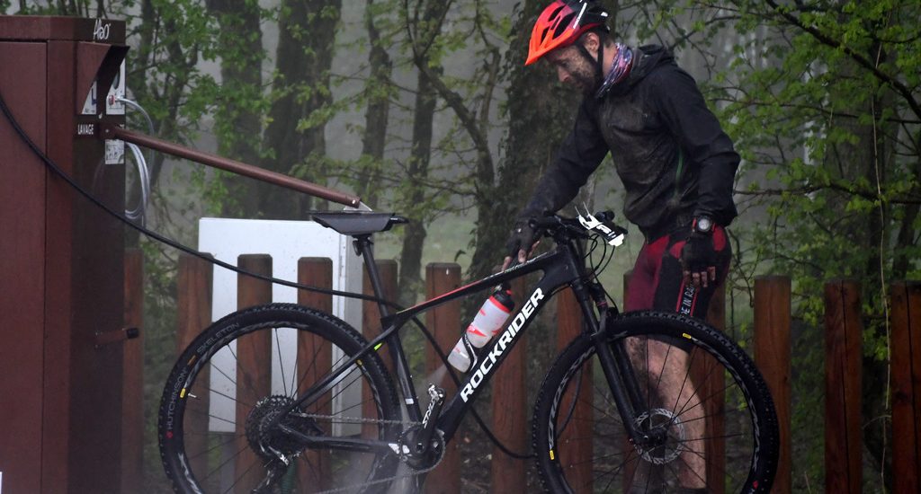 station de services pour vélos du Parc D'Olhain