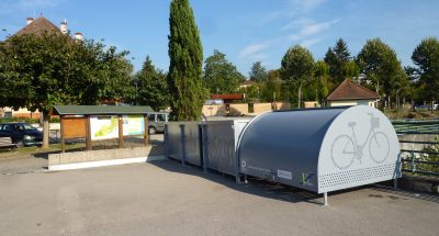 les nouveaux box à vélos installés à Val Guiers