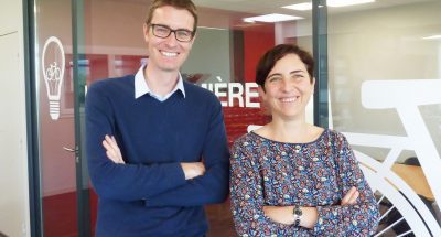 photo Julien Lefebvre et Corinne Verdier de l'article: Altinnova révolutionne le stationnement vélo