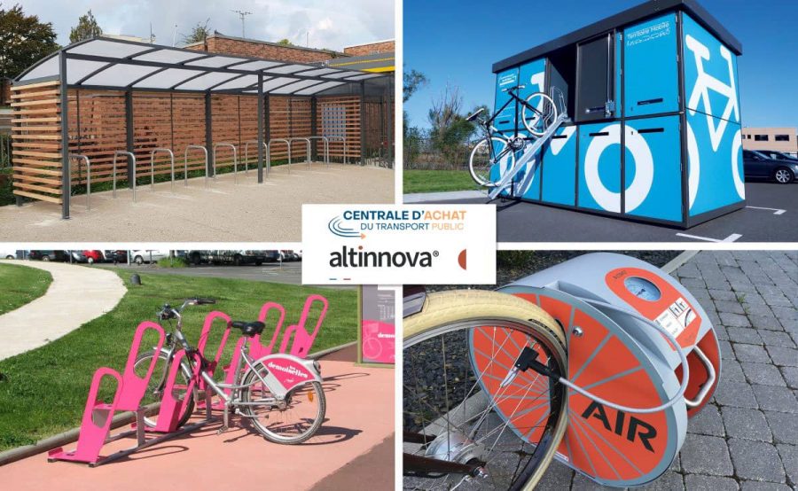 équipements de stationnement vélos Altinnova du référencement CATP