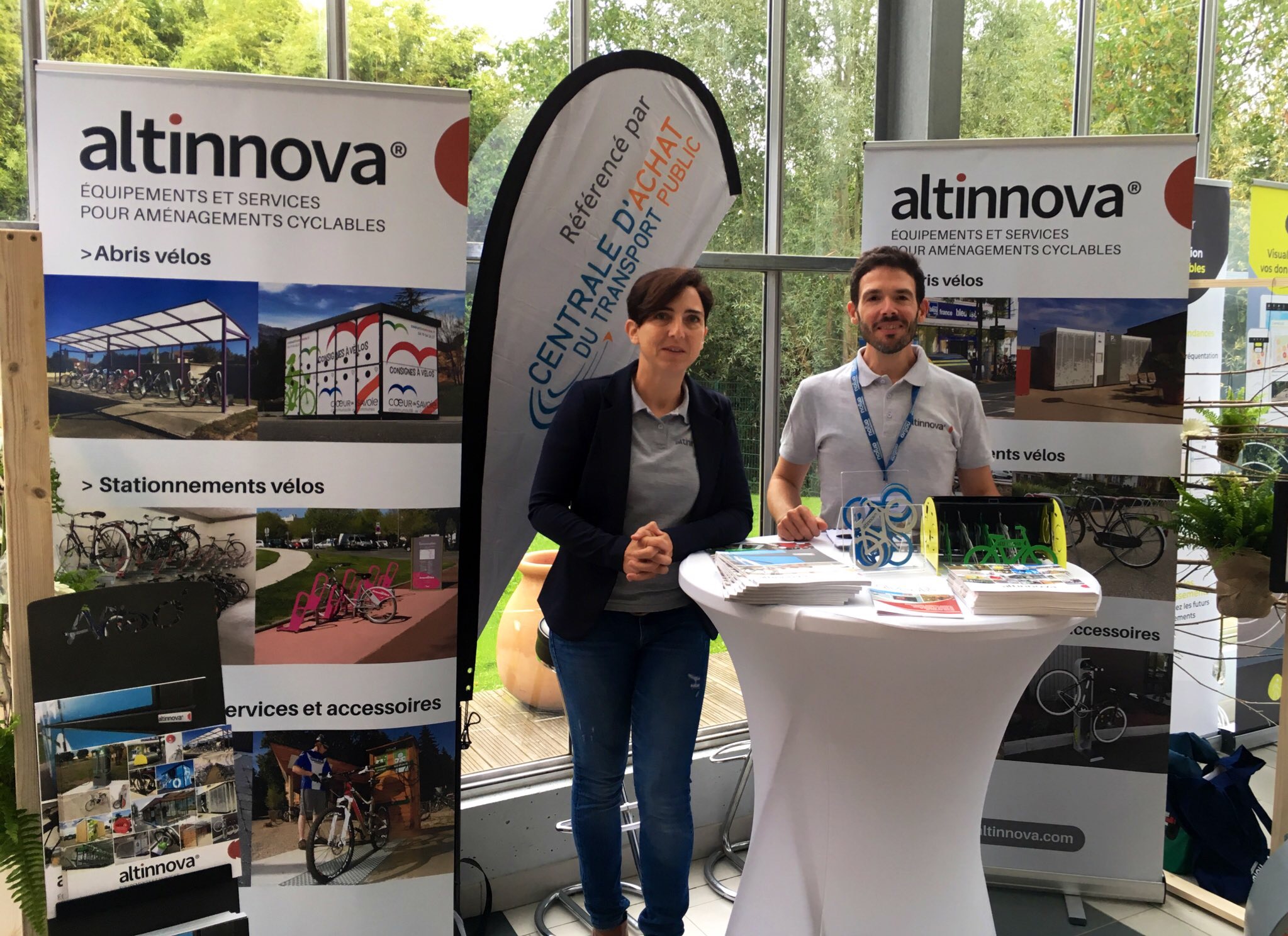 stand Altinnova aux rencontres vélo & territoires 2019 à Angers