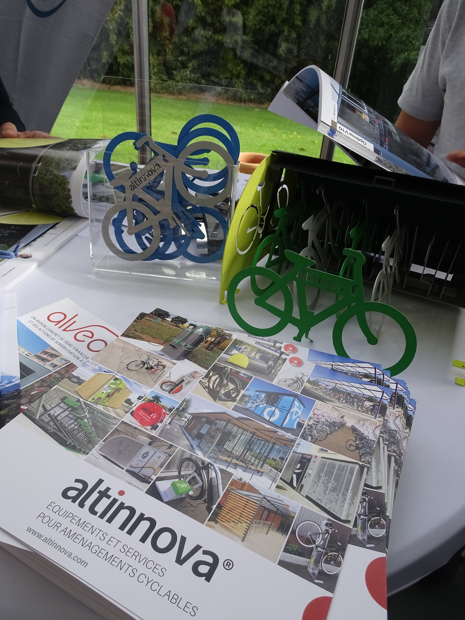 maquette box vélo Altinnova aux rencontres vélo & territoires 2019