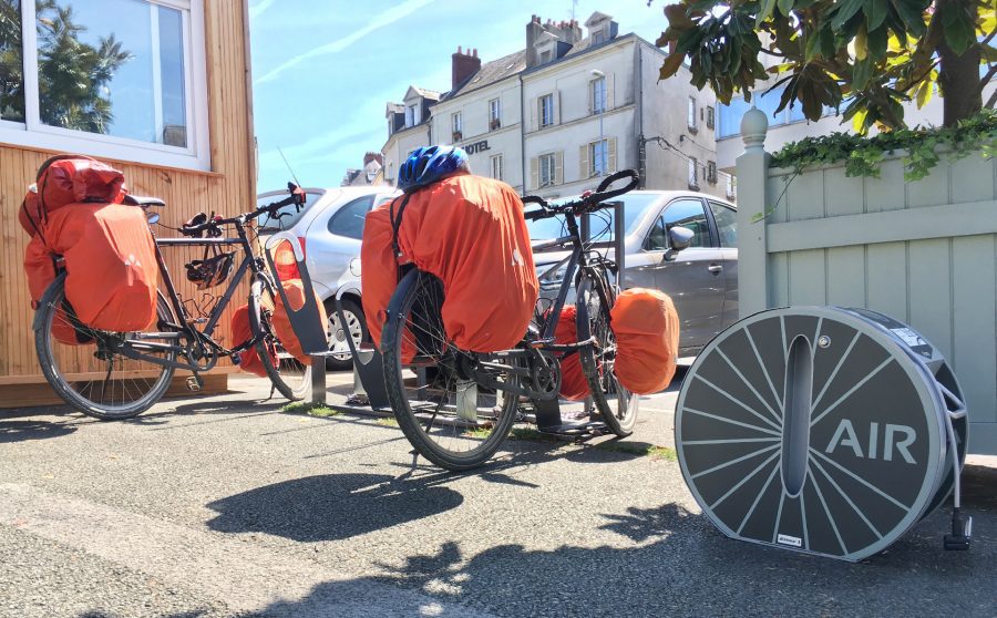 photo de la conciergerie vélo d'Angers pour les Rencontres Vélo & Territoires 2019 avec équipements Altinnova