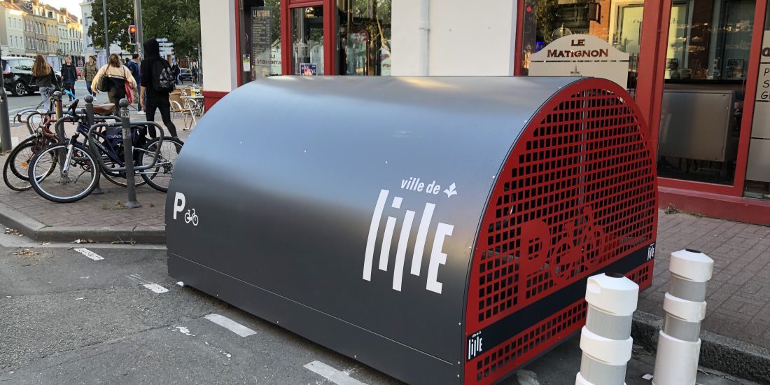 box à vélo pour le stationnement résidentiel à Lille