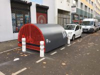 box vélo sécurisé installé en ville