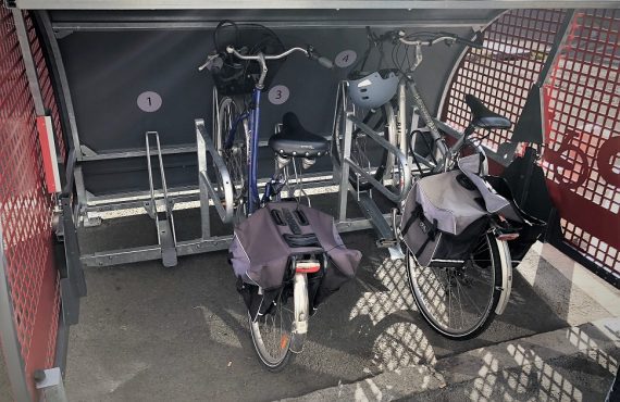 intérieur du box à vélo sécurisé ALTAO Cover de Lille