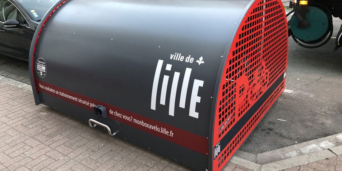 box à vélo ALTAO Cover installé à Lille