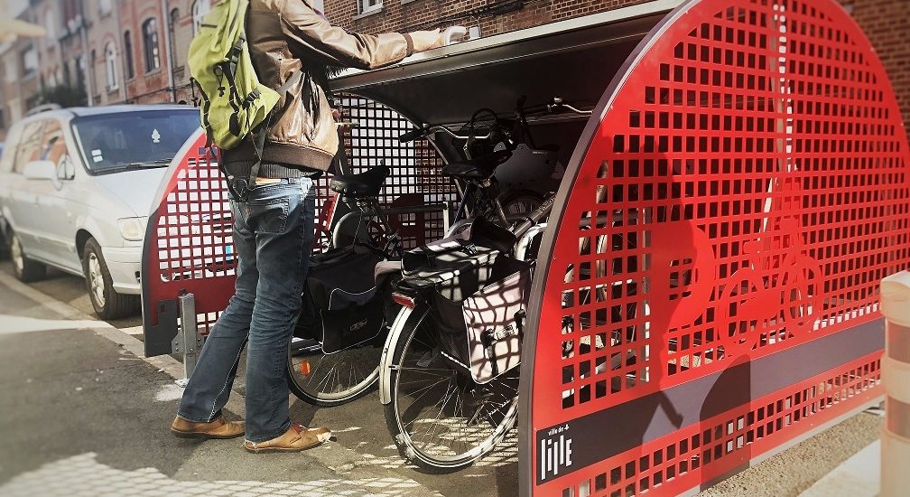 utilisation du box à vélo ALTAO Cover à Lille