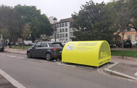 box à vélo de Strasbourg installé et en service