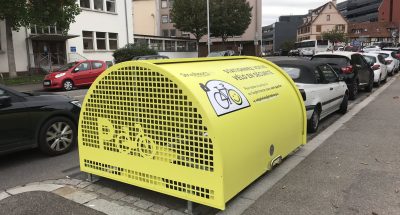 ALTAO Cover installé à Strasbourg pour stationner son vélo en sécurité